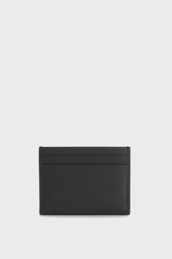 Calvin Klein Logolu Deri Erkek Kartlık K50K510319 01I SİYAH - 2