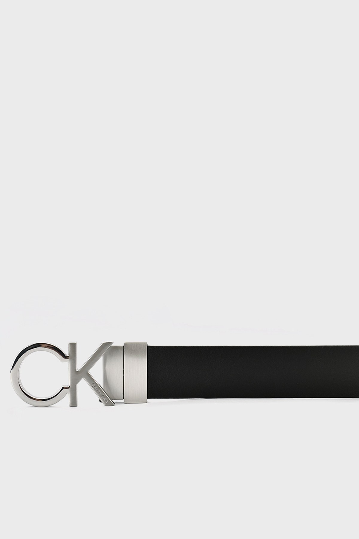 Calvin Klein Logolu Deri Erkek Kemer K50K509644 01P SİYAH