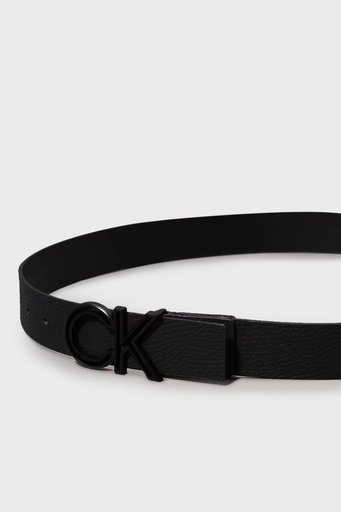 Calvin Klein Logolu Deri K50K509201BAX Erkek Kemer K50K509201 BAX SİYAH - 3