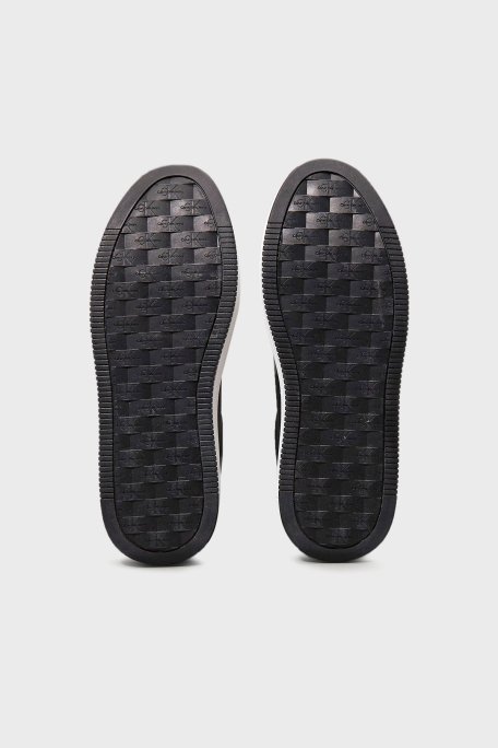 Calvin Klein Logolu Deri Platform Sneaker YW0YW017660GM Bayan Ayakkabı YW0YW01766 0GM SİYAH-BEYAZ - 7