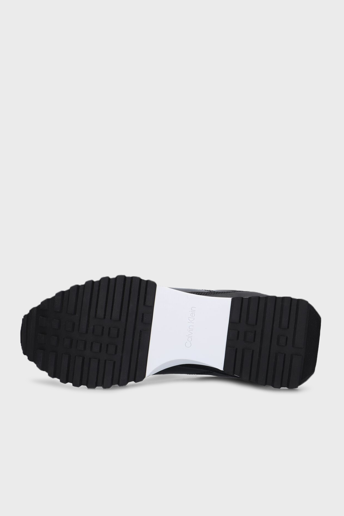 Calvin Klein Logolu Deri Sneaker Bayan Ayakkabı HW0HW01220 BAX SİYAH