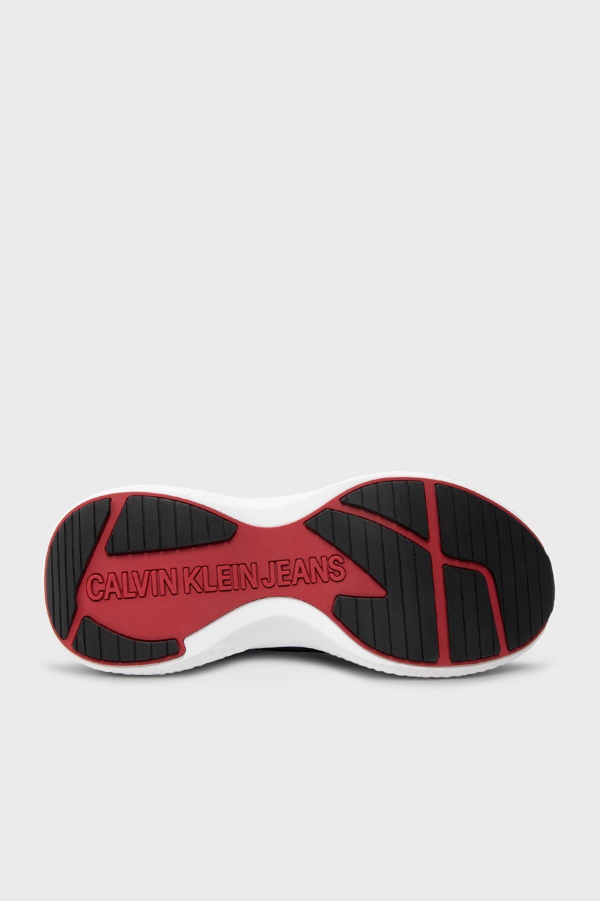 Calvin Klein Logolu Deri Sneaker Erkek Ayakkabı YM0YM00294 BEH SİYAH