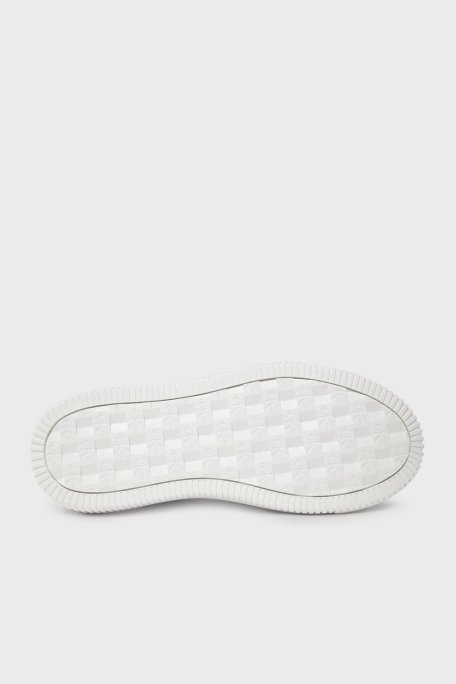 Calvin Klein Logolu Deri Sneaker Bayan Ayakkabı YW0YW01224 YBR BEYAZ - 6
