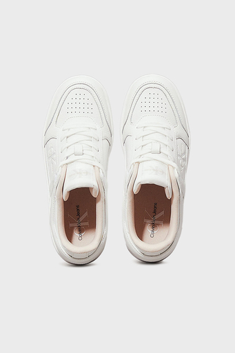 Calvin Klein Logolu Deri Sneaker YW0YW016500LA Bayan Ayakkabı YW0YW01650 0LA BEYAZ - 3
