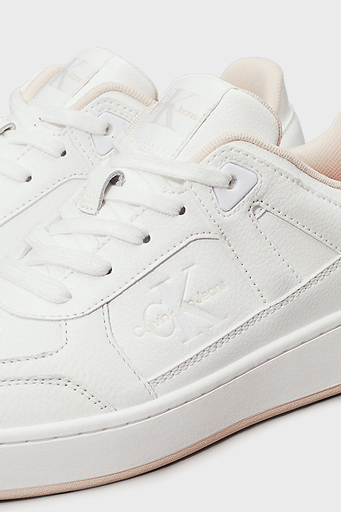 Calvin Klein Logolu Deri Sneaker YW0YW016500LA Bayan Ayakkabı YW0YW01650 0LA BEYAZ - 5