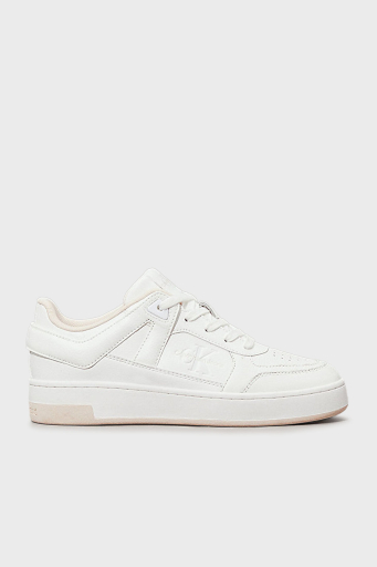 Calvin Klein Logolu Deri Sneaker YW0YW016500LA Bayan Ayakkabı YW0YW01650 0LA BEYAZ - 13