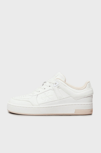 Calvin Klein Logolu Deri Sneaker YW0YW016500LA Bayan Ayakkabı YW0YW01650 0LA BEYAZ - 14