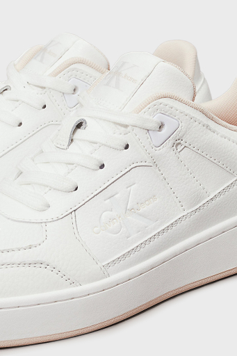 Calvin Klein Logolu Deri Sneaker YW0YW016500LA Bayan Ayakkabı YW0YW01650 0LA BEYAZ - 17