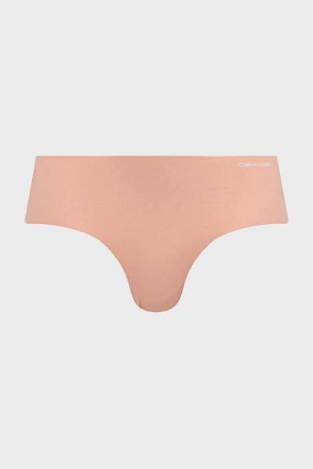 Calvin Klein Logolu Dikişsiz 3 Pack 000QD3559EWAM Bayan Külot 000QD3559E WAM Siyah-Beyaz-Pudra - 2