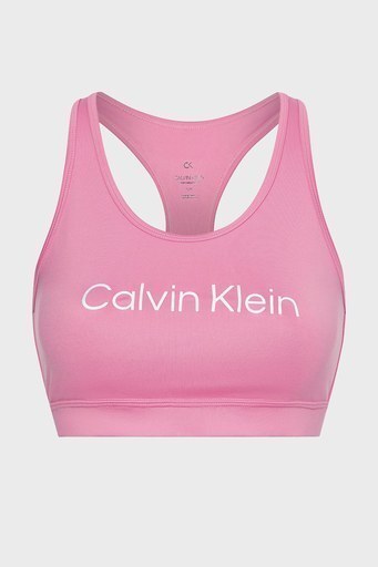 Calvin Klein Logolu Dolgusuz Streç Sporcu Bayan Sütyen 00GWS2K138 TFV PEMBE