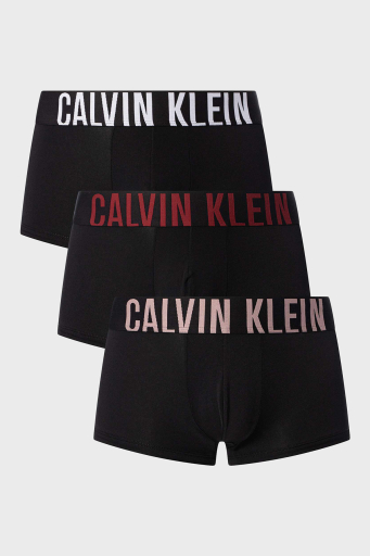 Calvin Klein Logolu Düşük Bel 3 Pack 000NB3611AQ1S Erkek Boxer 000NB3611A Q1S SİYAH - 5