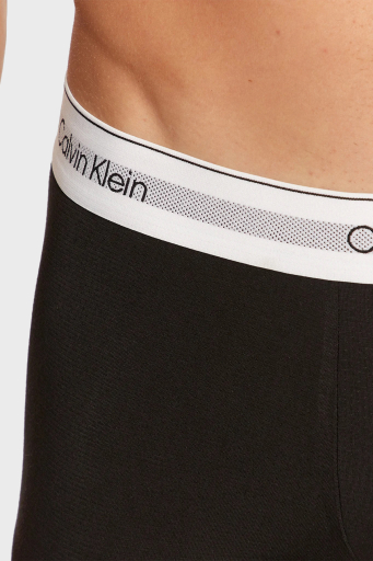 Calvin Klein Logolu Düşük Bel 3 Pack 000NB3956AUB1 Erkek Boxer 000NB3956A UB1 SİYAH - 5