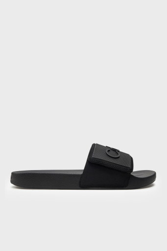 Calvin Klein Logolu Düz HM0HM01437BEH Erkek Terlik HM0HM01437 BEH SİYAH - 7