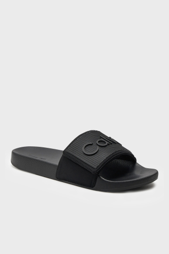 Calvin Klein Logolu Düz HM0HM01437BEH Erkek Terlik HM0HM01437 BEH SİYAH - 9