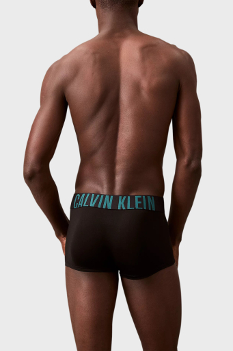 Calvin Klein Logolu Elastik Bel 3 Pack 000NB3611AQ1L Erkek Boxer 000NB3611A Q1L SİYAH - 4