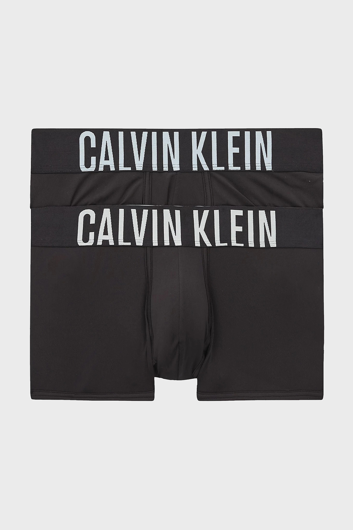 Calvin Klein Logolu Elastik Bel Bantlı Düşük Bel 2 Pack Erkek Boxer 000NB2599A 1QI SİYAH