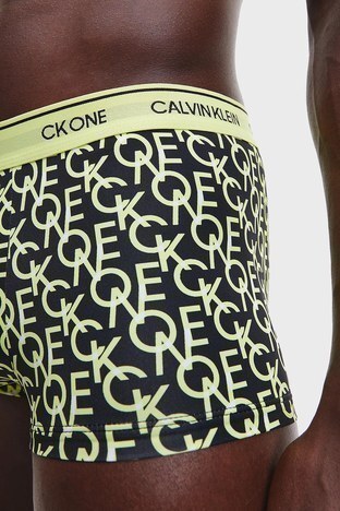 Calvin Klein - Calvin Klein Logolu Elastik Bel Bantlı Düşük Bel Erkek Boxer 000NB2225A 1BD HAKİ (1)