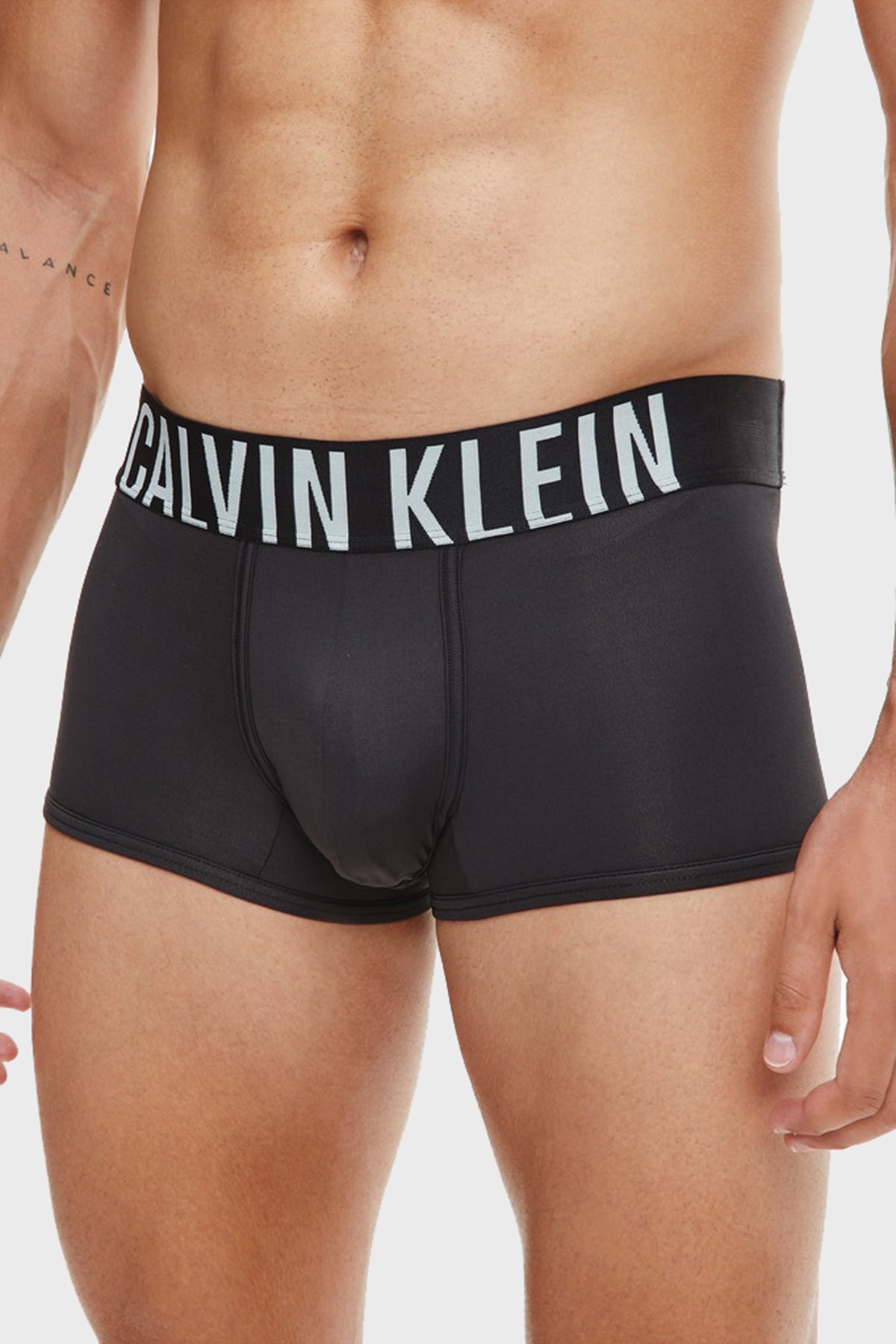 Calvin Klein Logolu Elastik Bel Bantlı Düşük Bel 2 Pack Erkek Boxer 000NB2599A X2M SİYAH