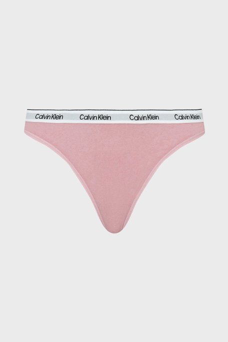 Calvin Klein Logolu Elastik Bel Bantlı Pamuklu 3 Pack 000QD5209EWAB Bayan Külot 000QD5209E WAB Yeşil-Gri-Pembe - 5