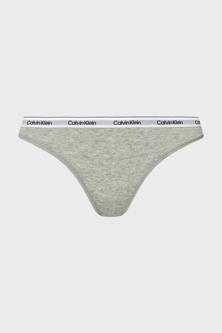 Calvin Klein Logolu Elastik Bel Bantlı Pamuklu 3 Pack 000QD5209EWAB Bayan Külot 000QD5209E WAB Yeşil-Gri-Pembe - 7