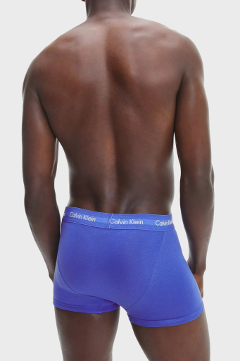Calvin Klein Logolu Elastik Bel Bantlı Pamuklu 3 Pack Erkek Boxer 0000U2664G 4KU MAVİ - 9