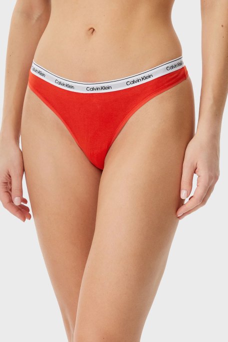 Calvin Klein Logolu Elastik Bel Bantlı Pamuklu 5 Pack 000QD5221EW9V Bayan Külot 000QD5221E W9V ÇOK RENKLİ - 2