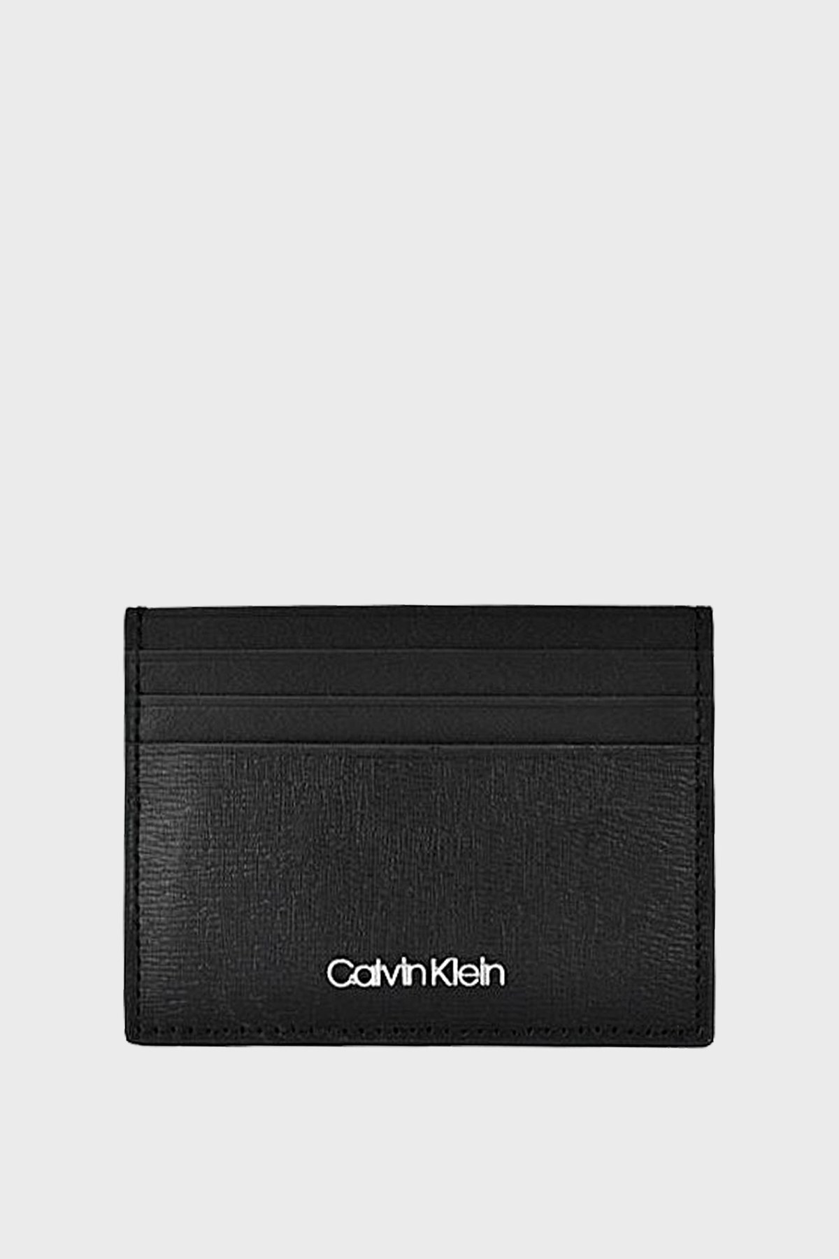 Calvin Klein Logolu Erkek Kartlık K50K508718 BAX SİYAH