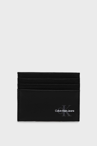 Calvin Klein - Calvin Klein Logolu Erkek Kartlık K50K510149 BDS SİYAH