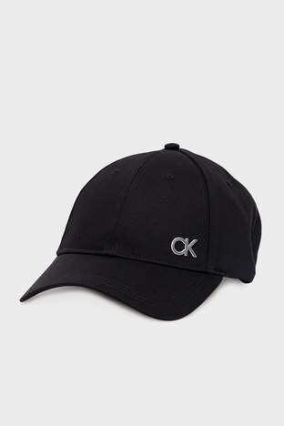 Calvin Klein - Calvin Klein Logolu Erkek Şapka K50K508252 BAX SİYAH