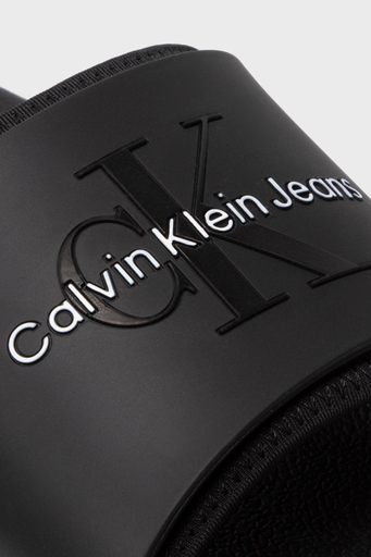 Calvin Klein Logolu Erkek Terlik YM0YM00361 BDS SİYAH - 6