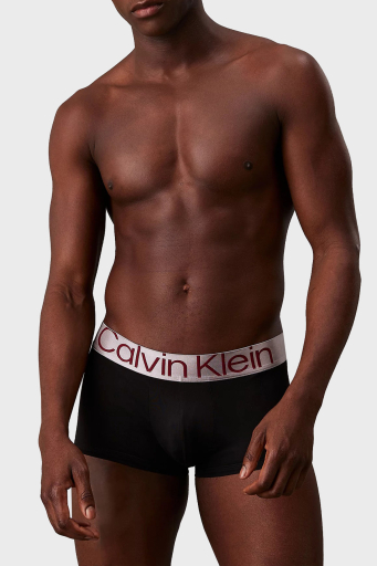 Calvin Klein Logolu Eslastik Bel Bantlı Düşük Bel 3 Pack 000NB3074AQ09 Erkek Boxer 000NB3074A Q09 GRİ-SİYAH - 2
