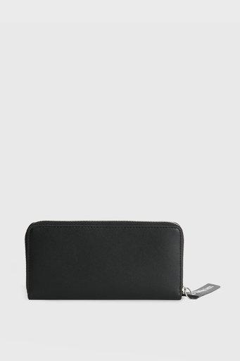 Calvin Klein Logolu Fermuarlı Çok Bölmeli K60K610580BDS Bayan Cüzdan K60K610580 BDS SİYAH - 3