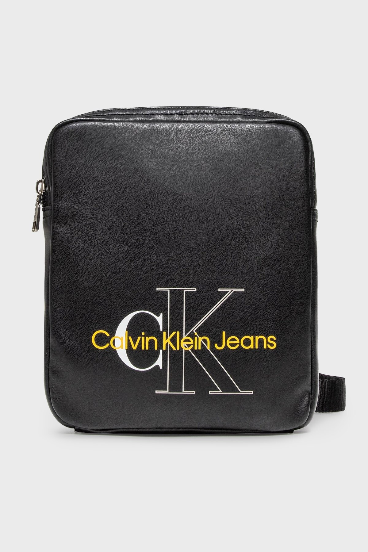 Calvin Klein Logolu Fermuarlı Erkek Çanta K50K508866 BDS SİYAH