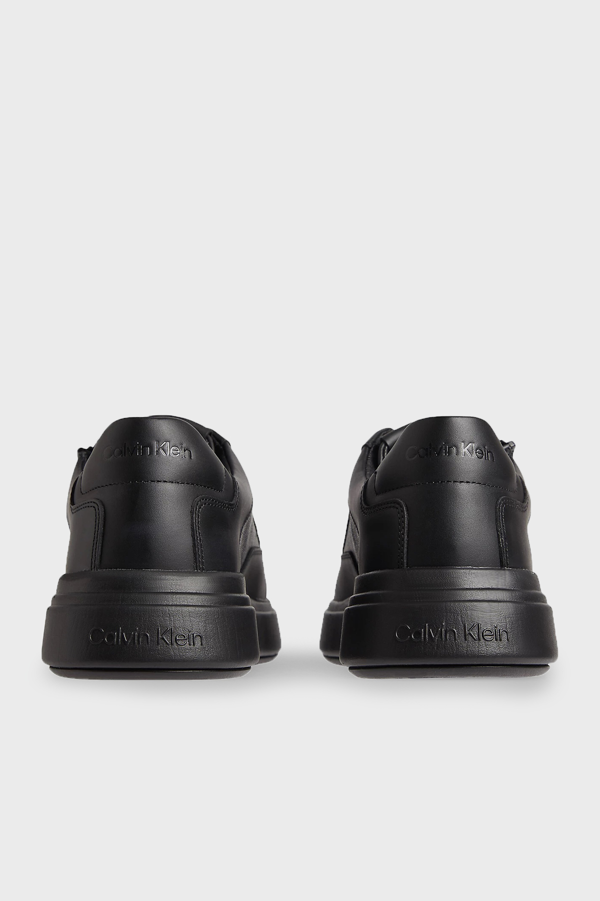 Calvin Klein Logolu Fermuarlı Hakiki Deri Erkek Ayakkabı HM0HM00739 0GJ SİYAH