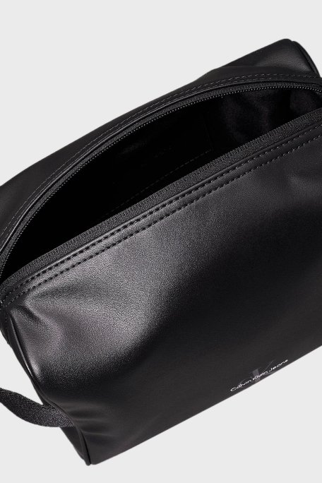 Calvin Klein Logolu Fermuarlı K50K512581BEH Erkek Çanta K50K512581 BEH SİYAH - 4