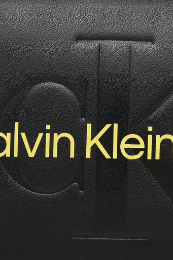 Calvin Klein Logolu Fermuarlı Mini K60K6106790GN Bayan Çanta K60K610679 0GN SİYAH - 3