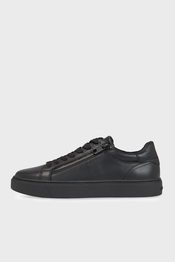 Calvin Klein Logolu Fermuarlı Sneaker HM0HM012680GJ Erkek Ayakkabı HM0HM01268 0GJ SİYAH - 3