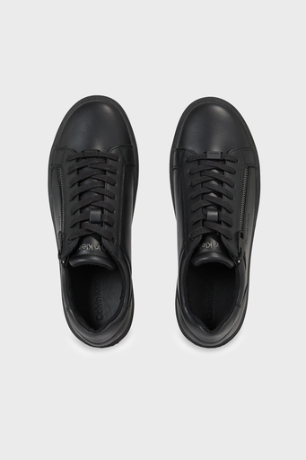 Calvin Klein Logolu Fermuarlı Sneaker HM0HM012680GJ Erkek Ayakkabı HM0HM01268 0GJ SİYAH - 5