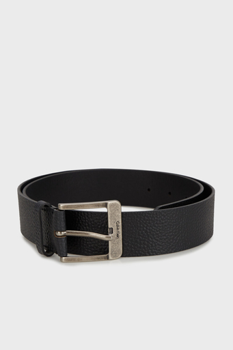 Calvin Klein Logolu Hakiki Deri K50K512608BEH Erkek Kemer K50K512608 BEH SİYAH - 3