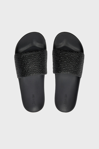 Calvin Klein Logolu HM0HM015170GR Erkek Terlik HM0HM01517 0GR SİYAH - 3