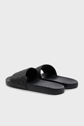 Calvin Klein Logolu HM0HM015170GR Erkek Terlik HM0HM01517 0GR SİYAH - 4