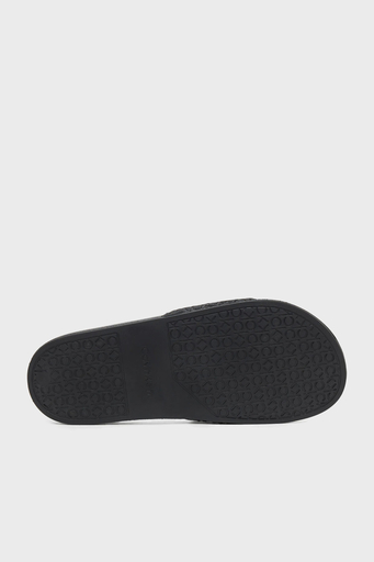 Calvin Klein Logolu HM0HM015170GR Erkek Terlik HM0HM01517 0GR SİYAH - 6