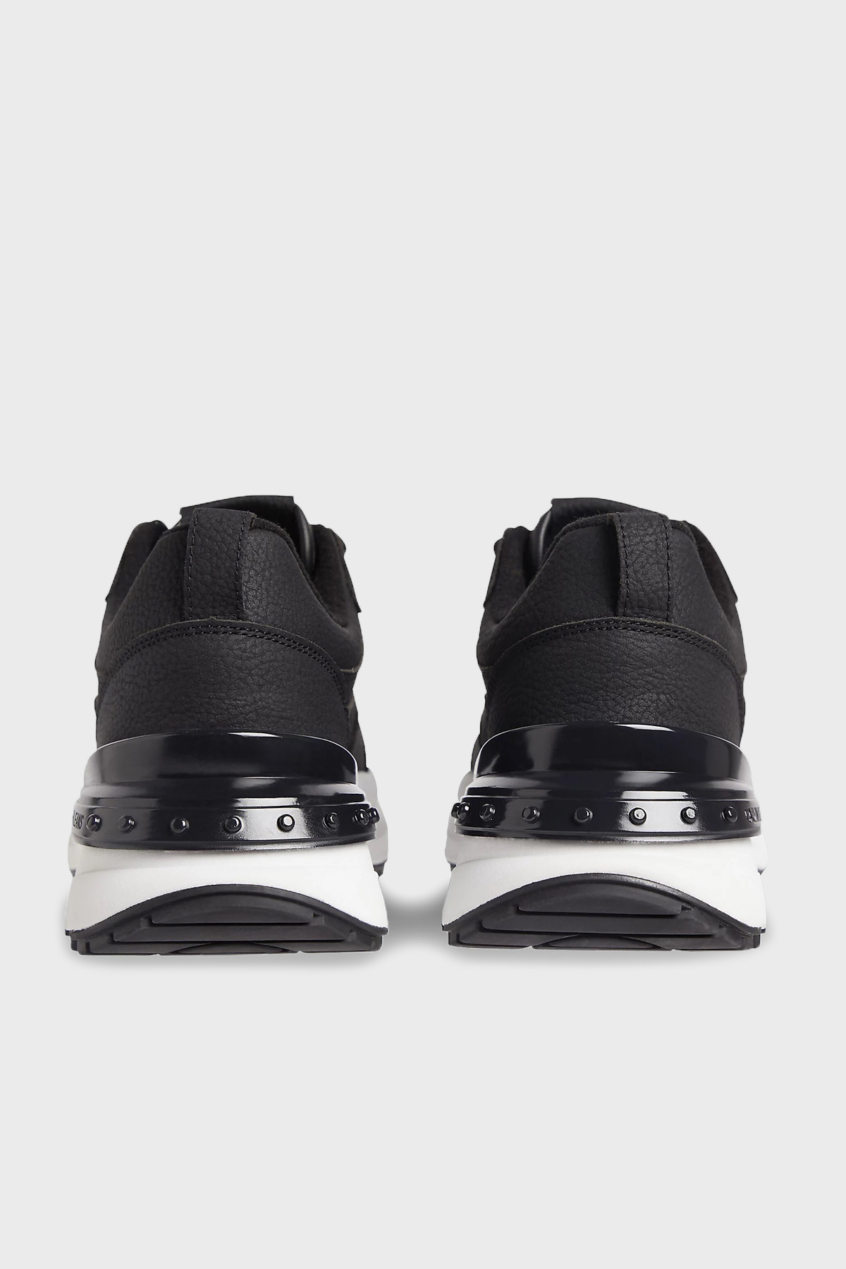 Calvin Klein Logolu Kalın Tabanlı Sneaker Bayan Ayakkabı YW0YW00810 BDS SİYAH