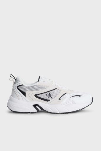 Calvin Klein Logolu Kalın Tabanlı Sneaker Bayan Ayakkabı YW0YW00891 0K5 BEYAZ - 1