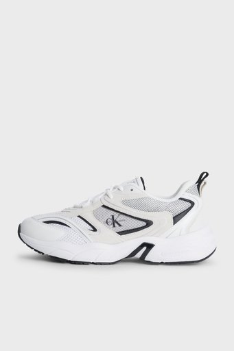 Calvin Klein Logolu Kalın Tabanlı Sneaker Bayan Ayakkabı YW0YW00891 0K5 BEYAZ - 2