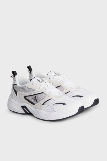 Calvin Klein Logolu Kalın Tabanlı Sneaker Bayan Ayakkabı YW0YW00891 0K5 BEYAZ - 6