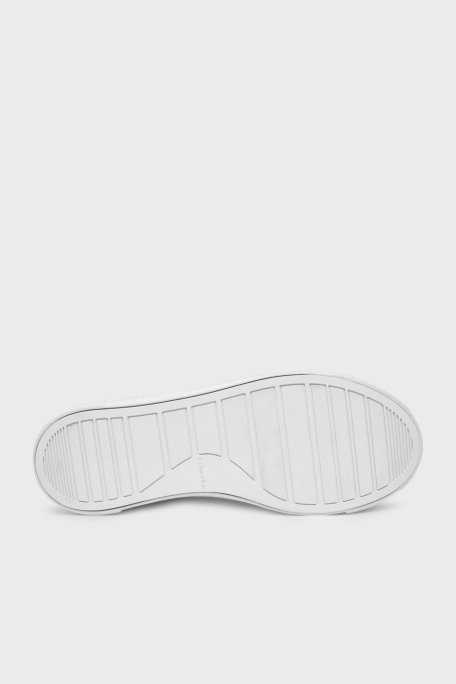 Calvin Klein Logolu Kalın Tabanlı Sneaker HW0HW0228802V Bayan Ayakkabı HW0HW02288 02V BEYAZ-GÜMÜŞ - 7