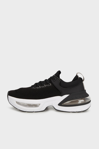 Calvin Klein Logolu Kalın Tabanlı Sneaker YM0YM009870GO Erkek Ayakkabı YM0YM00987 0GO SİYAH-BEYAZ-GRİ - 3
