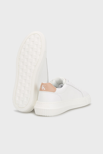 Calvin Klein Logolu Kalın Tabanlı Sneaker YW0YW008230K6 Bayan Ayakkabı YW0YW00823 0K6 BEYAZ - 5
