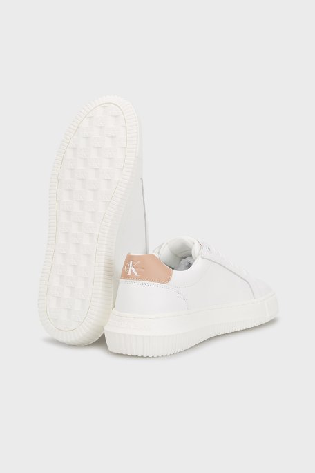 Calvin Klein Logolu Kalın Tabanlı Sneaker YW0YW008230K6 Bayan Ayakkabı YW0YW00823 0K6 BEYAZ - 5